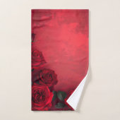 Roses Rouges Gothiques Élégantes (Serviette à main)