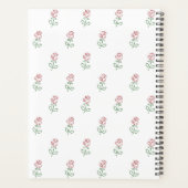 Roses rouges, motif de roses, fleurs (Dos)