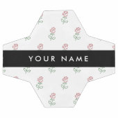 Roses Rouges, Motif De Roses, Votre Nom (Plat)