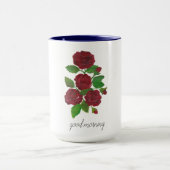 roses rouges Mug (Centre)