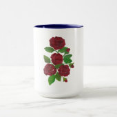 roses rouges Mug (Centre)