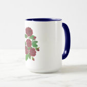 roses rouges Mug (Devant droit)
