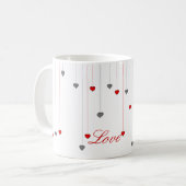 Roses rouges ... mug à thé anglais (Devant gauche)