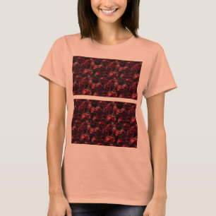 Roses Rouges Roses Florales T-shirt robe