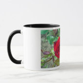 Roses rouges Valentines Jour Mug (Gauche)
