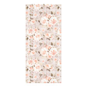 Roses rustiques Shabby Baby shower Conseils Carte  (Dos)