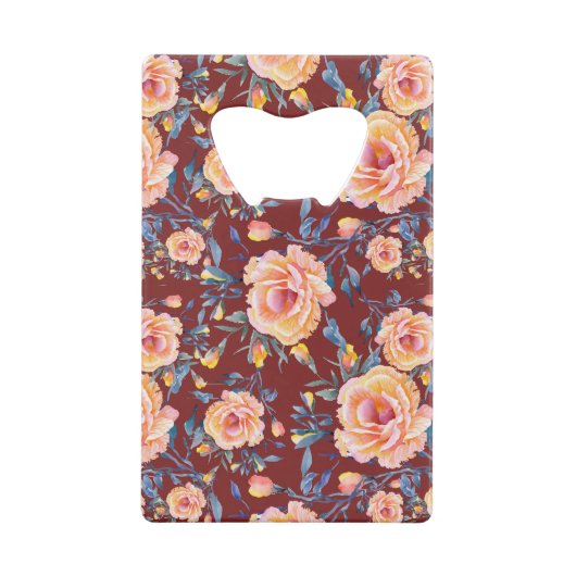 Roses, sans soudure, motif arrière - plan rouge (Dos)