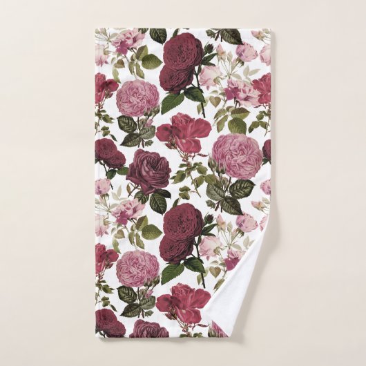 Roses sauvages (Serviette à main)