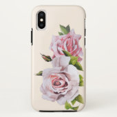 Roses sculpturaux sur un coque iphone (Dos)