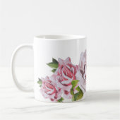 Roses sculpturaux sur une Mug classique (Gauche)