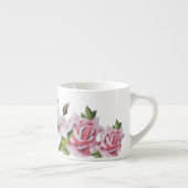Roses sculpturaux sur une Mug d'Espresso (Droite)