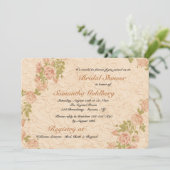 Roses Sur Invitation Stucco (Debout devant)