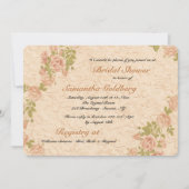 Roses Sur Invitation Stucco (Devant)