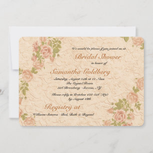 Roses Sur Invitation Stucco