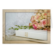 Roses sur la Bible Blanche (Devant horizontal)