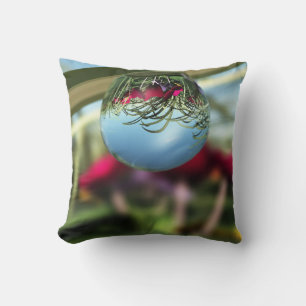 Roses sur le Coussin Raindrops