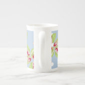 Roses sur l'os bleu Chine Mug (Dos)