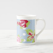 Roses sur l'os bleu Chine Mug (Droite)