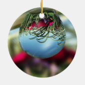 Roses sur Raindrops Ornement (Dos)