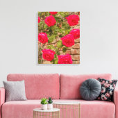 roses sur toile étirée (Insitu(Salon))