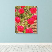 roses sur toile étirée (Insitu (Plancher de Bois))