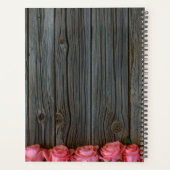 Roses sur Wood Planner (Dos)