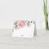 Roses Tendre Rose Merci (Dos)