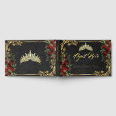 Roses, Tiara & Gold Leaves - Black (Complet)