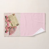 Roses Victoriens, Carte Postale Et Ventilateur Ant (Serviette à main)