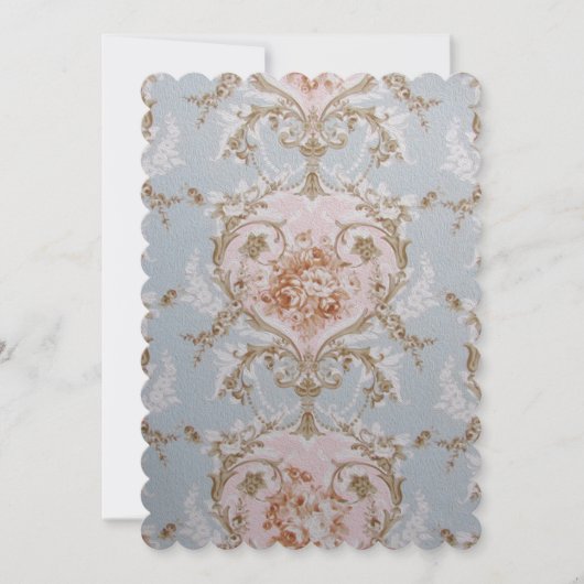 Roses victoriens - Invitations / RSVP (Devant)