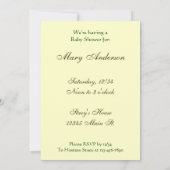 Roses vintages Custom Baby Shower Invitations (Dos)