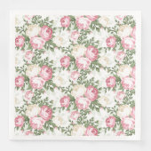 Roses Vintages de serviettes en papier (Devant)