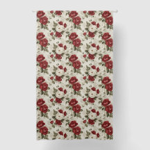 Roses vintages Rouge Et Blanc