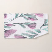 Roses violets (Serviette à main)