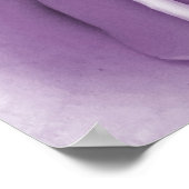 Roses violets ~ Poster floral (Coin)