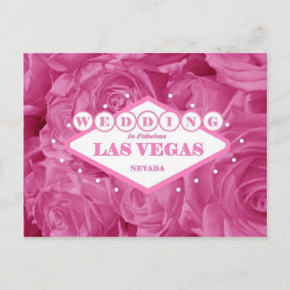 Roses Wedding in Las Vegas Briefkaart
