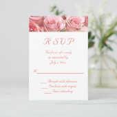 Roses Wedding RSVP (Staand voorkant)
