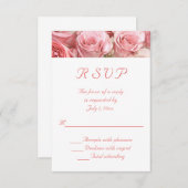 Roses Wedding RSVP (Voorkant / Achterkant)