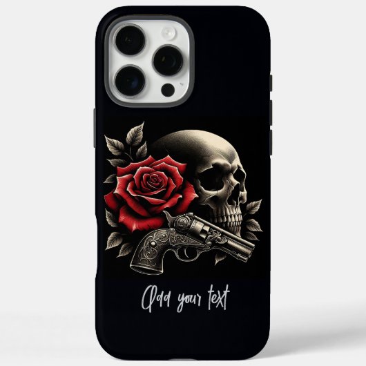 RoseSkull Case-Mate iPhone Case (Achterkant)