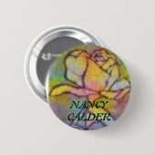 rosestainglass, NANCYCALDER Ronde Button 5,7 Cm (Voorkant /achterkant)