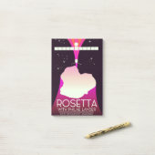 Rosetta & Philae Lander ruimte kunst. Post-it® Notes (Op bureau)