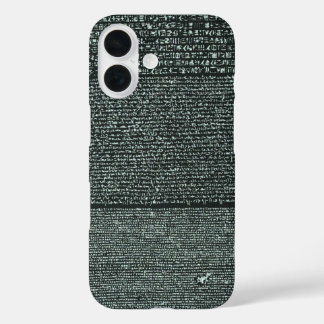Rosetta Stone Oude Egyptische hiërogliefen iPhone 16 Hoesje