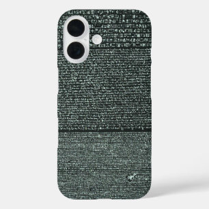 Rosetta Stone Oude Egyptische hiërogliefen iPhone 16 Hoesje