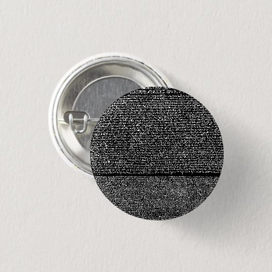 Rosetta Stone Ronde Button 3,2 Cm (Voorkant /achterkant)