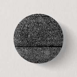 Rosetta Stone Ronde Button 3,2 Cm