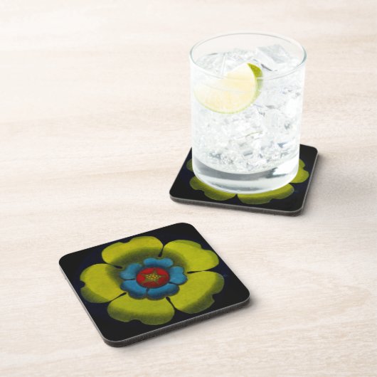 Rosette architecturale n° 6 - Dessous de verre (Côté Droit)