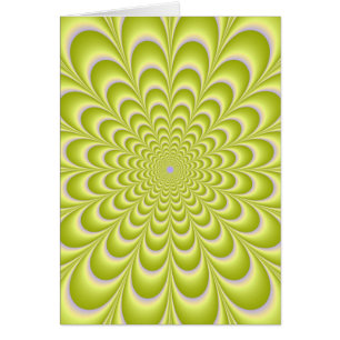 Rosette de Lime Green et Violet