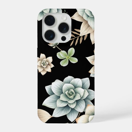 Rosette de Succulente Lunatique Noir Luxe Botaniqu (Verso)