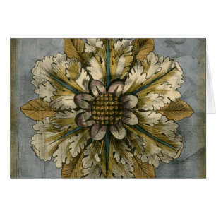 Rosette décorative de Demask sur l'arrière - plan