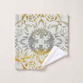 Rosette II de tapisserie (Gant de toilette)